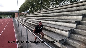 NCM Rotational Jump To Box - Upside Strength Exercise Library