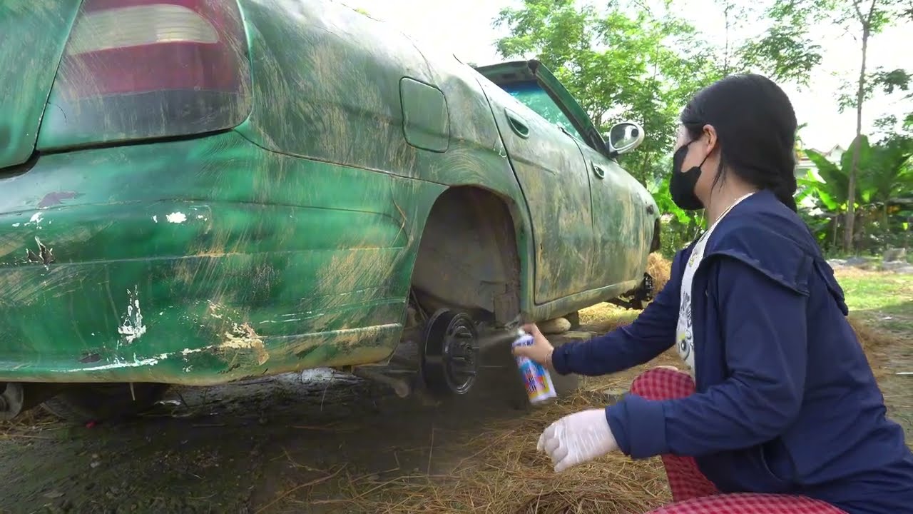 Time-lapse video: FULL restoration of an abandoned Car into an amazing masterpiece🚗🚗🚗