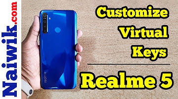 Customize Virtual Navigation Keys  in Realme 5 & Realme 5 Pro