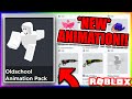 *NEW* OLD SCHOOL ANIMATION PACK In Roblox | Roblox Made a NEW Animation Pack after 3 YEARS! [REVIEW]