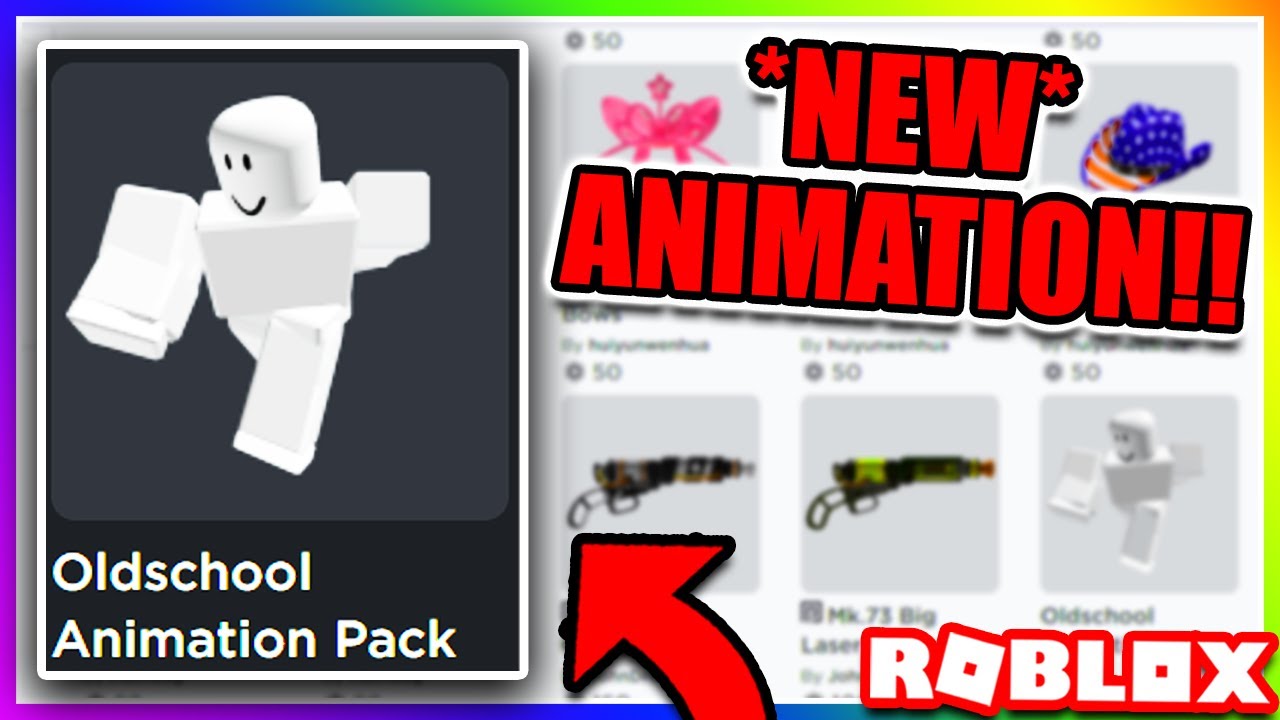 New Old School Animation Pack In Roblox Roblox Made A New Animation Pack After 3 Years Review Youtube - idle roblox asset r6