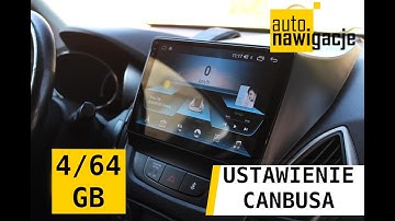 Ustawienia dekodera CANBUS (Sterowanie z kierownicy). Radio nawigacja 4/64 GB