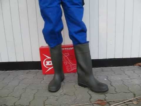 dunlop rubber steel toe boots
