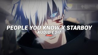 People you know X Starboy - Perfectly Slowed [Edit ] Resimi