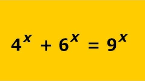 Math olympiad question | A  nice exponential problem | you should know be able to solve this!