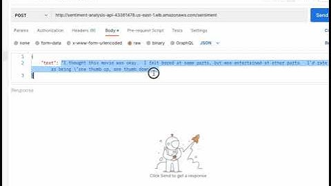 Sentiment Analysis API Demo by Michael Claus