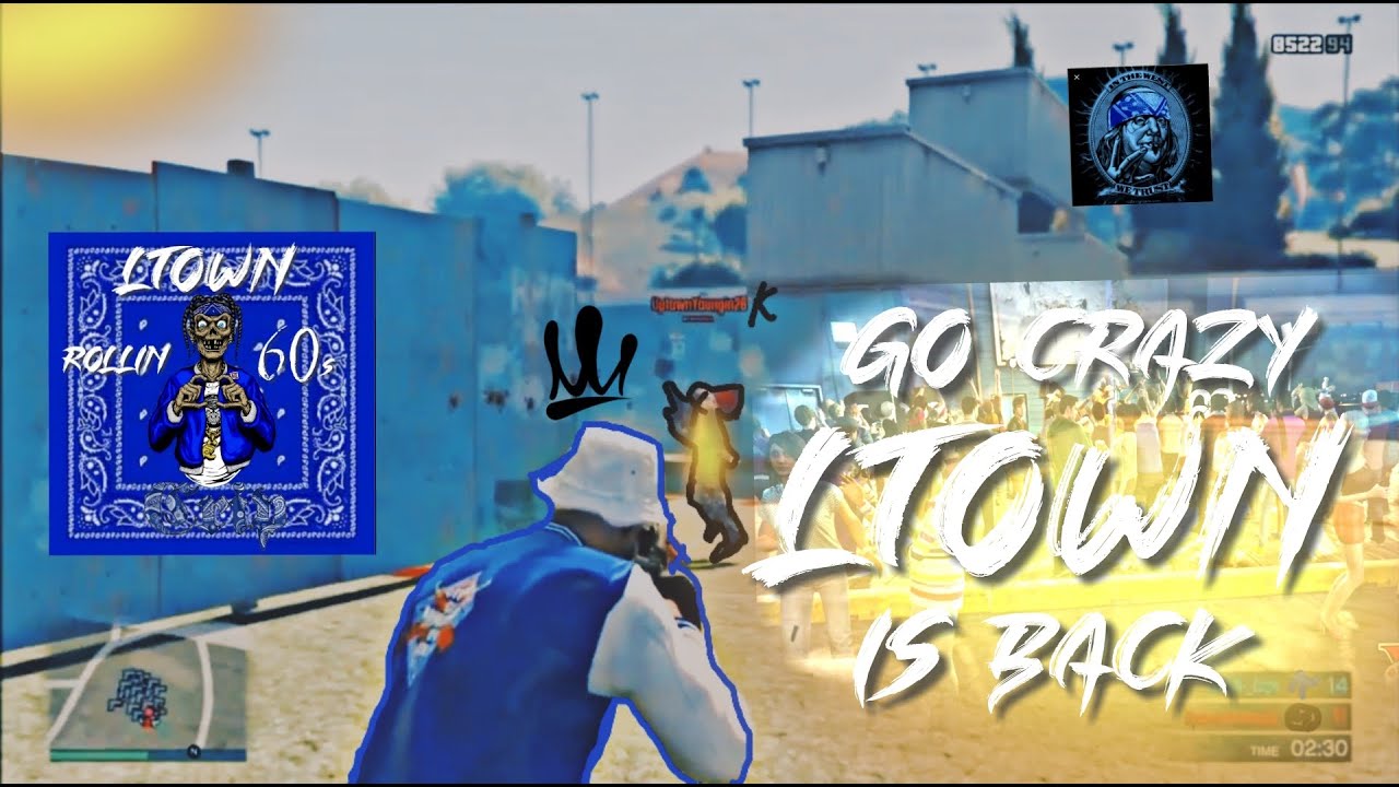 xGo Crazyx Dead Opps 8: LTown 60s Crip BKacc Montage