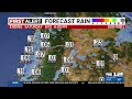 Thursday morning weather forecast (9/10)
