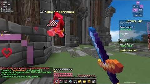 crazy minecraft combos 😋 #minecraft #hypixel #uhc #pvp #fyp #combat #clutch #insane #epic #foryoup
