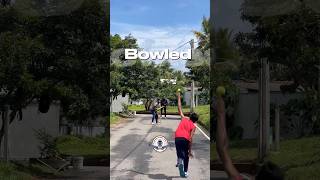 Bowled🎾                        #backyardcricket #grassrootscricket #gullycricket #trickshots #reel