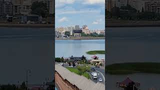 Вид на город Казань со смотровой площадки Кремля ? Россия ?? View of the  Kazan ? Russia ?? shorts