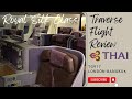 Thai airways royal silk business class review 777300er london heathrow  bangkok