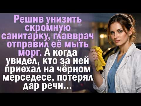 Решив унизить санитарку, главврач отправил её мыть морг. А когда... Художественный рассказ
