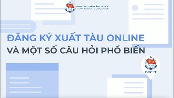 5 CÂU HỎI THƯỜNG GẶP KHI ĐĂNG KÝ XUẤT TÀU ONLINE | Chia sẻ bí kíp khai báo Eport