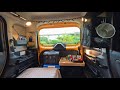 [07] Nature and Rain | Car camping in a SMALL SECRET BASE!