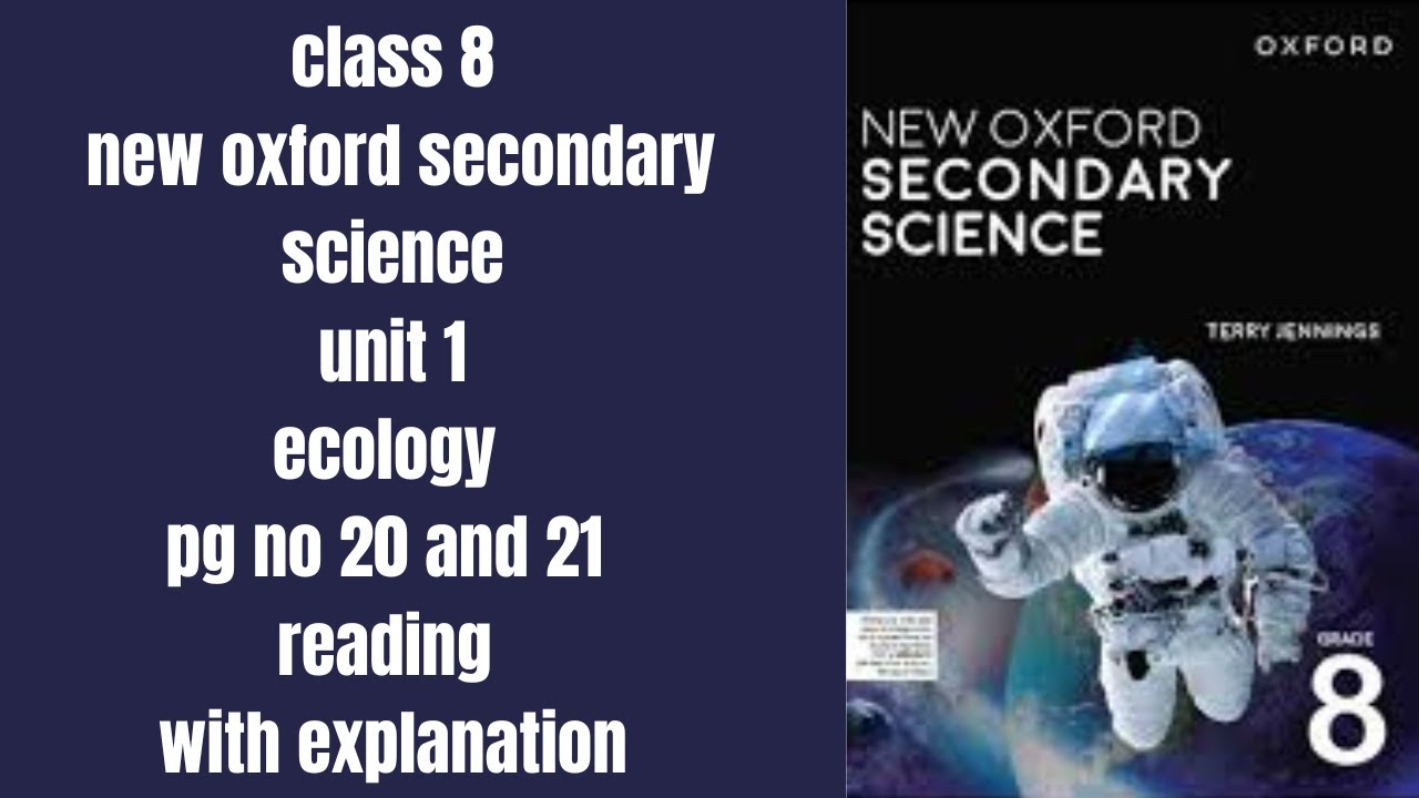 Sprawdzian 7-8 New Oxford Gimnazjum Expert class 8 new oxford secondary science unit 1 ecology pg no 20 and 21