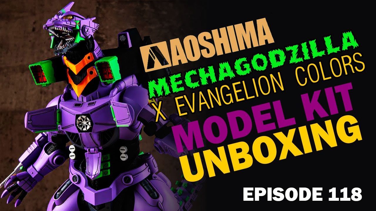 Godzilla Vs Evangelion - Type-3 Kiryu Eva Unit-01 Color Ver Model Kit