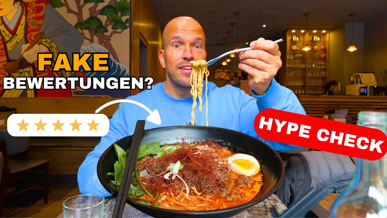 Der Große Hype Check! - Sind die Google Bewertungen fake?🕵🏻‍♂️ - Ramen im Test🍜