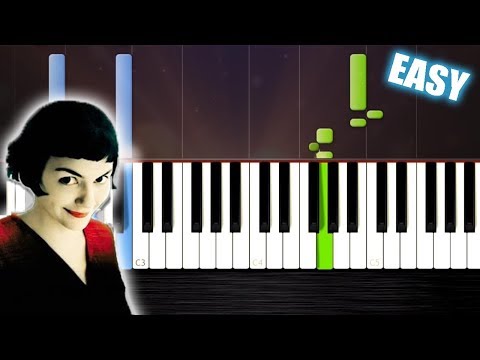 Comptine d'un autre été - Amélie - EASY Piano Cover/Tutorial by PlutaX - Synthesia