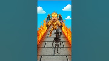 Build A Queen Run Challange With Fire Man Ronaldo #shortvideo #shorts