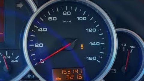 How to Read Porsche Cayenne 2008 ❗️warning on the cluster