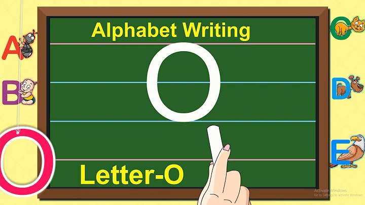 English Capital Letter Writing | Letter - O | Writing Capital ABC for children | Learning Booster