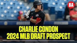 Charlie Condon Georgia 3B 2024 Mlb Draft Prospect