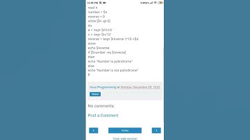 Shell program to show palindrome of a number 😲 ।। #shorts #shortsvideo #viral #ytshorts #coding