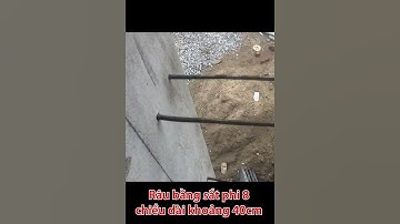 Lưu ý đóng thép râu tường #short