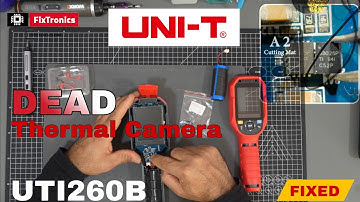 Uni-t UTI260B warmtecamera kapot tijdens het opladen || Kunnen we het repareren? Geen stroom, gee...