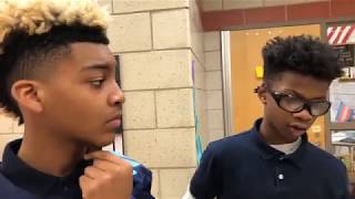 NTA Day 2019・3: 8th graders interviews: 5th grade students