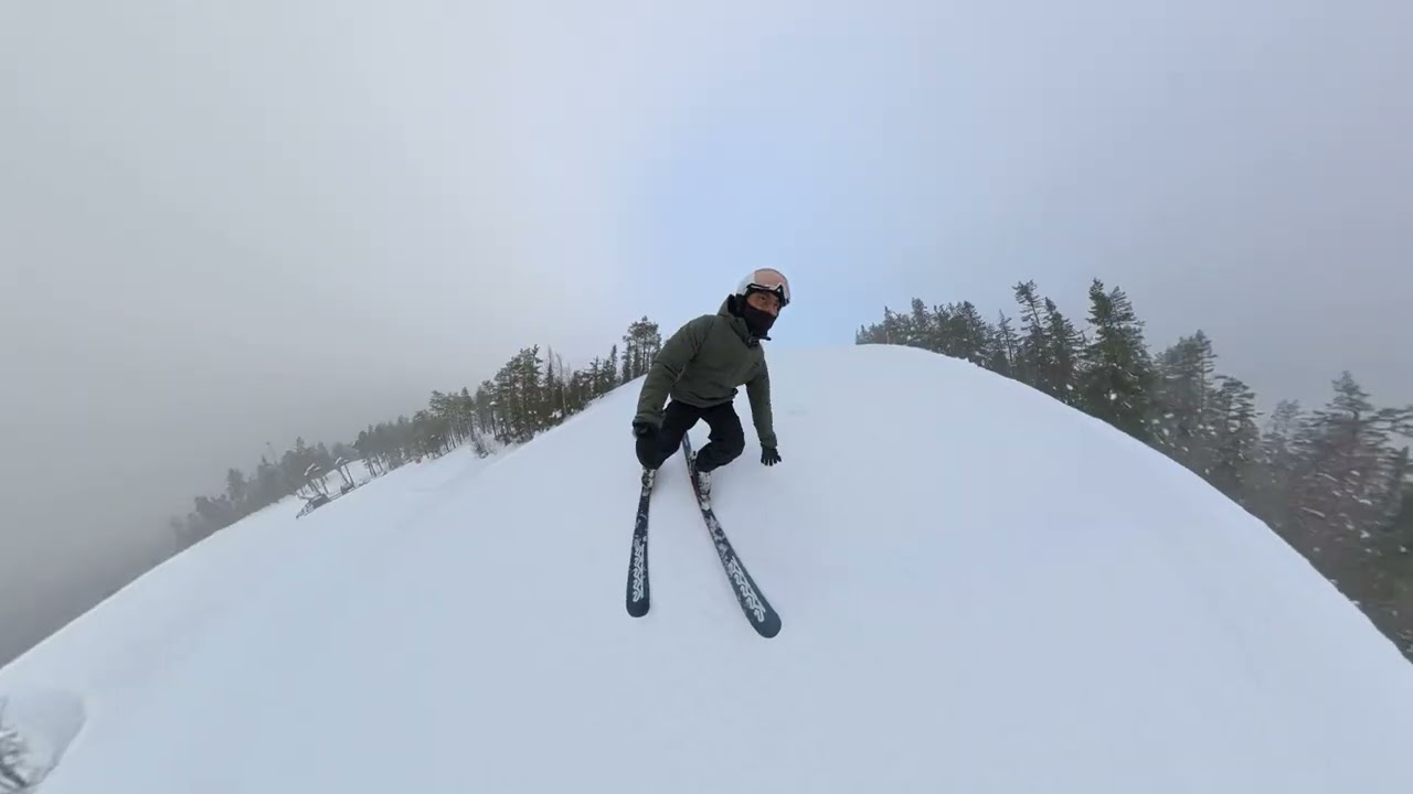 Älvan, Sweden's best black pist on a Sunny day in February 2026 #skiing #skigear #ski #insta360