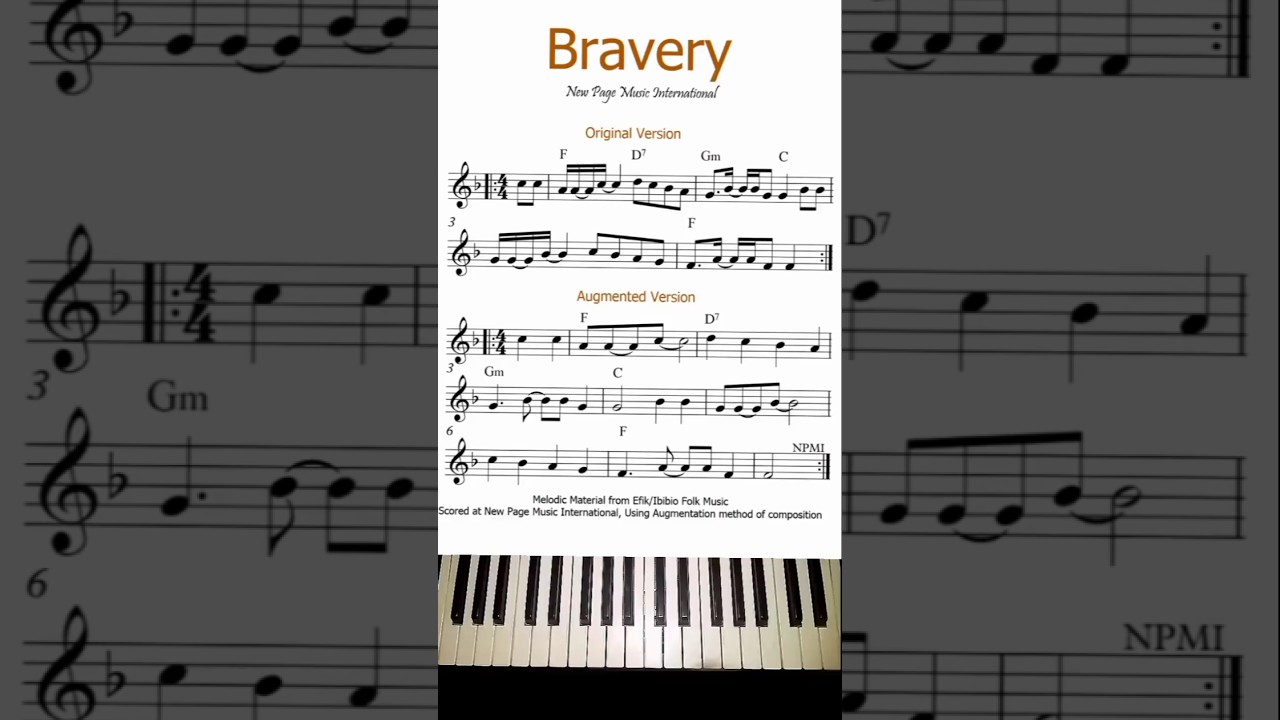 ‎Keyboard Performance of "Bravery" 🎹