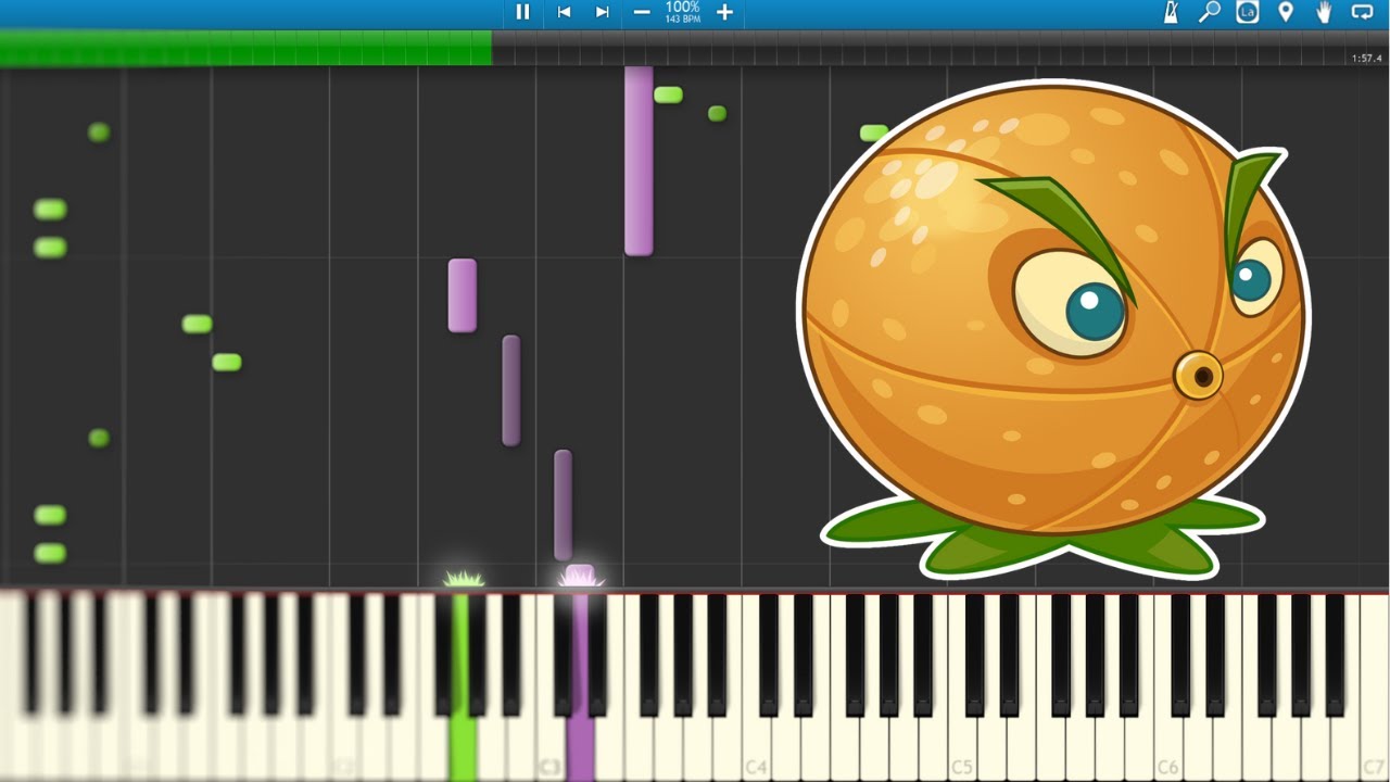 Far Future MidWave B Piano [Plants vs. Zombies 2] (Synthesia) YouTube