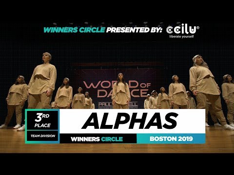 Alphas | 3rd Place Team | Winners Circle | World of Dance Boston 2019 | #WODBOS19