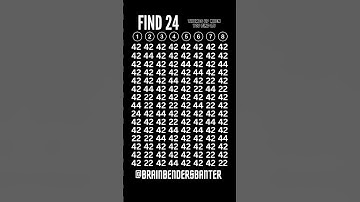 IQ Numbers Challenge! Go! #shorts