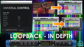 Loopback with Universal Control and PreSonus Audio Interface - In Depth