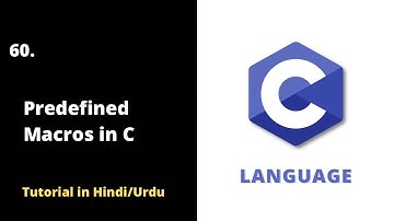 Predefined Macros & Other Pre-processor Directives |CLanguage tutorial2022 Urdu/Hindi Learn and Earn
