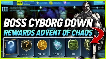 Injustice 2 Mobile | Boss Cyborg Down | Rewards Advent Of Chaos