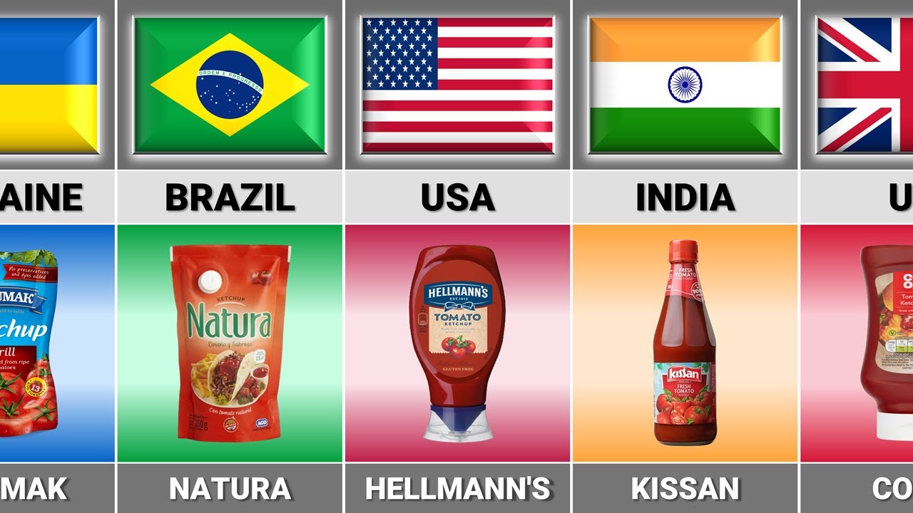 Ketchup Brands From Different Countries - YouTube
