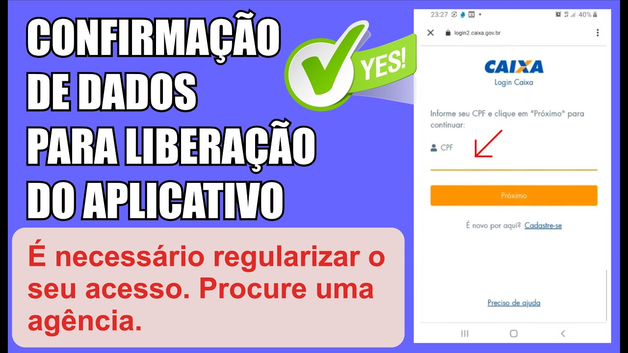 é Necessário Regularizar O Seu Acesso Procure Uma Agência