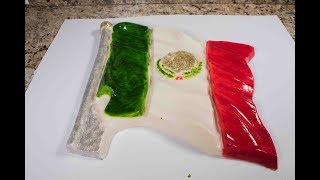 Festejando la independencia de mexico con una gelatina de coco