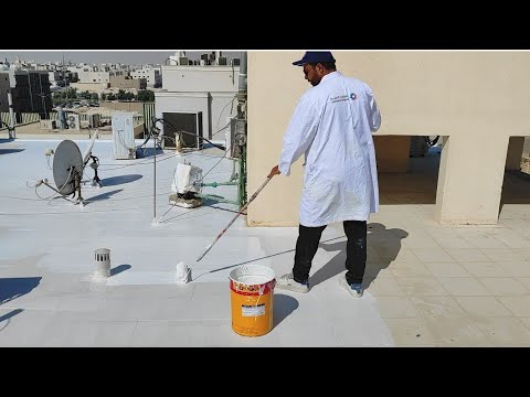 عزل الأسطح جوتن يكتسح الطريقه السهلة لعازل جوتن عازل مياه الأمطار الأسطح وعازل حرارة روف جارد
