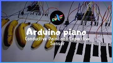 Arduino piano project | Arduino conductive paint | Arduino Capacitive touch