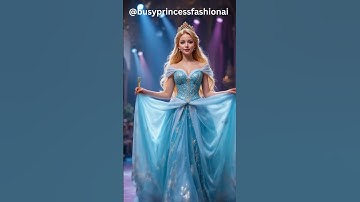 👗👑 If Disney Princesses Ruled the Runway in 2025 🔥#disney #fashion #runway