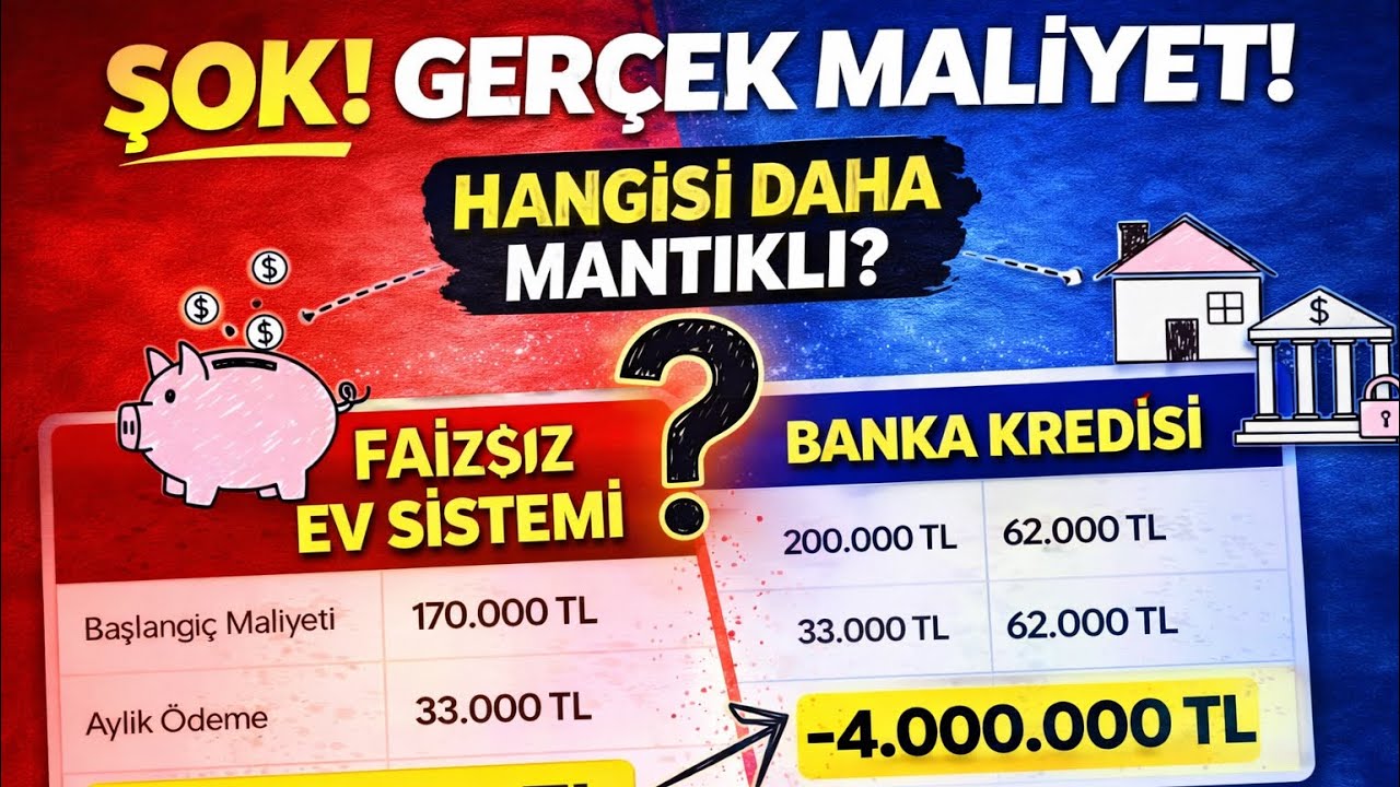 Banka Kredisi mi Evim Sistemleri mi? Gerçek Rakamlarla Karşılaştırma