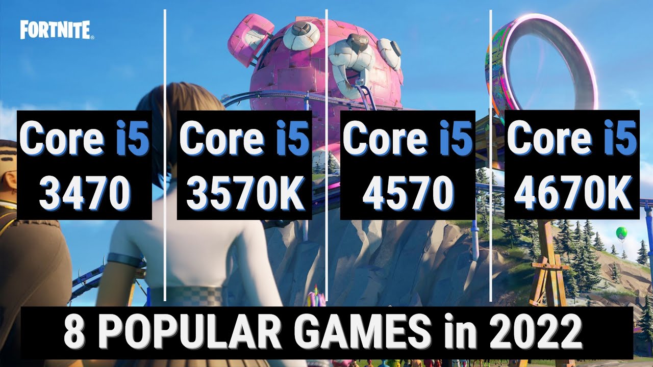 Core i5 3470 vs 3570K vs 4570 vs 4670K / 4690K = 8 GAMES in 2022 - YouTube