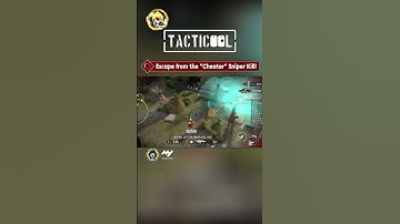 What are techniques！Escape from the "Cheater" Sniper Kill #game #panzerdog #shortsvideo #shorts