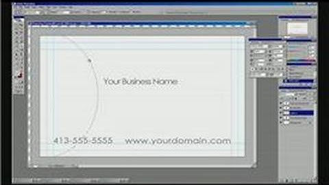 Photoshop Tutorial : How to Make Business Cards With Adobe Photoshop