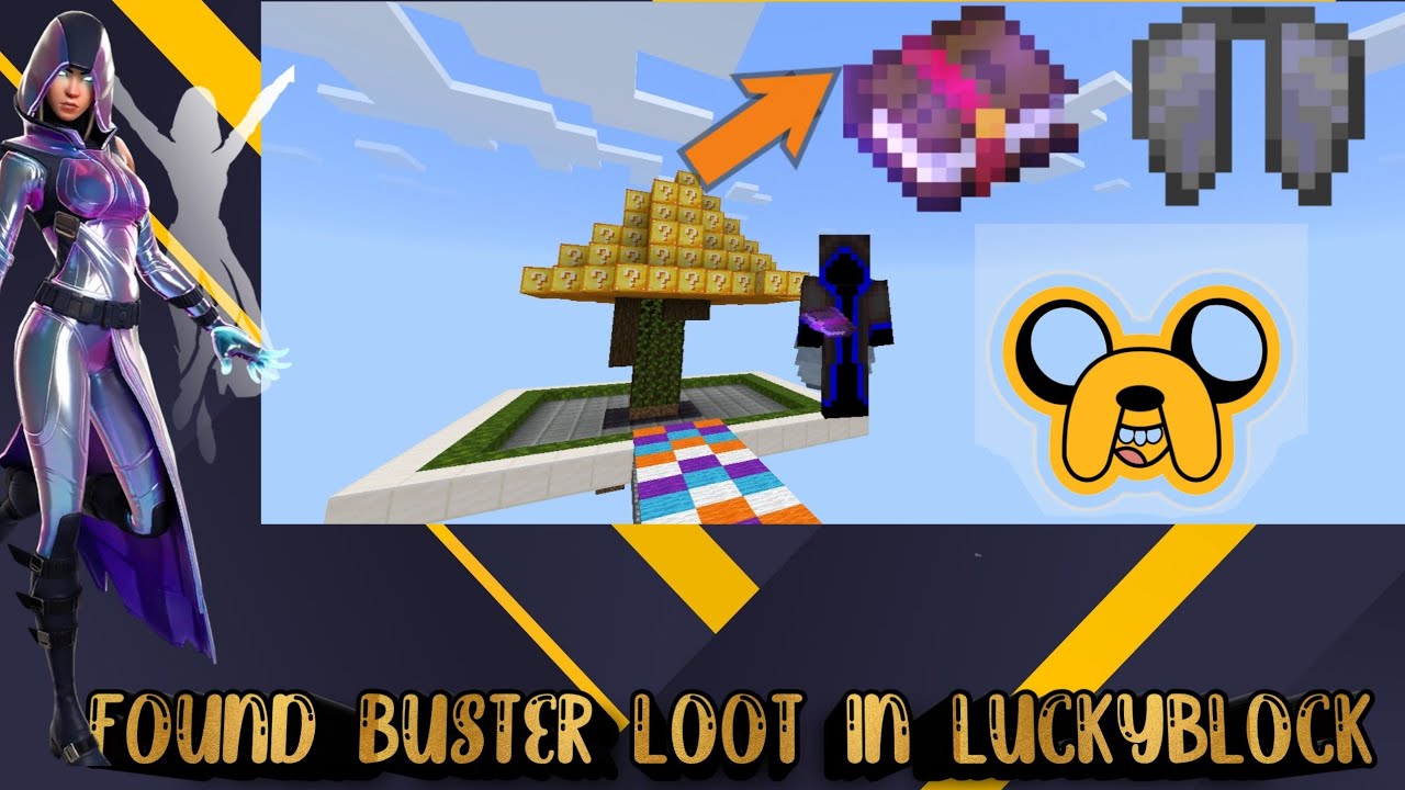 Got Enchanted Books And Elytra // In LuckyBlock Survival Series